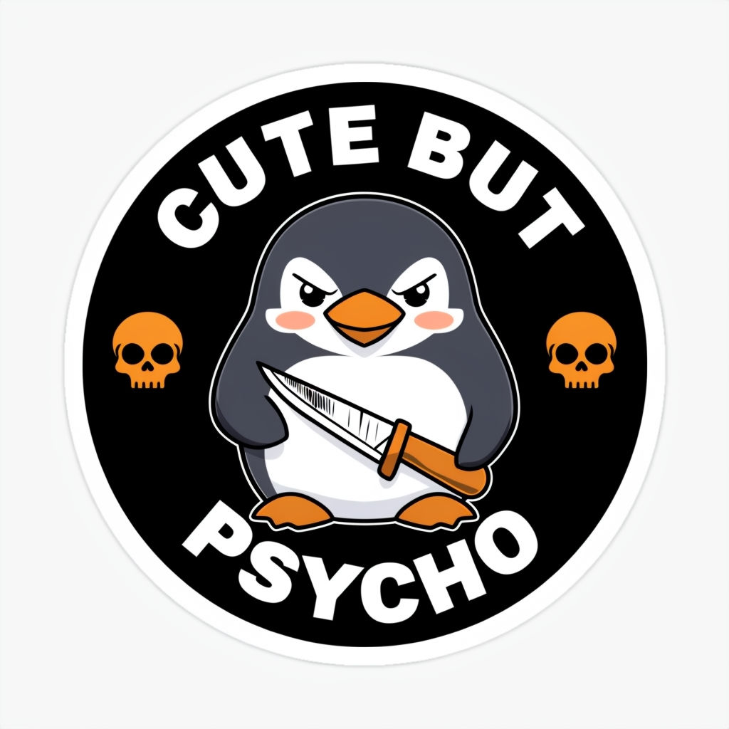 Cute But Psycho Penguin