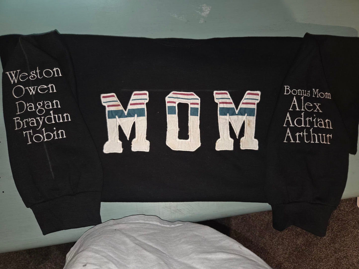Mom and Dad Embroidery Keepsakes